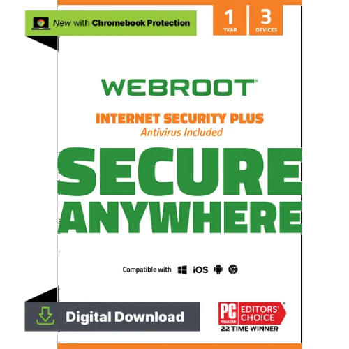 Webroot Internet Security Plus with Antivirus Protection