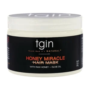 Thank God It’s Natural (Tgin) Honey Miracle Hair Mask Deep Conditioner, Moisturizing, 12 oz