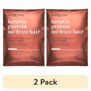 (2 pack) Hi-Pro-Pac Intense Keratin Protein No-Frizz Hair Treatment, 1.75 fl oz