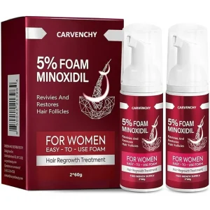 frizz control hair care products Rollback hair care for women Women’s 5% Foam For Hair Thinning And Hair Loss Hair Growth For Women’s Thicker And Fuller Hair 2 Pack Of 60ml