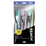 Reach Essentials Toothbrush, Soft, 6 Count