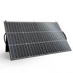 GSUNGUE 100 Watt Foldable Solar Panel Portable for Power Station, High Efficiency 24.5% with USB Outputs, Compatible with Waterproof for Camping RV Van Emergency Backup