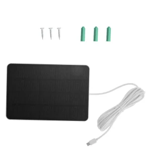 JLLOM Waterproof Solar Panel Kit Essential Spotlight Camera Doorbell Charger 6 sold in last 24 hours